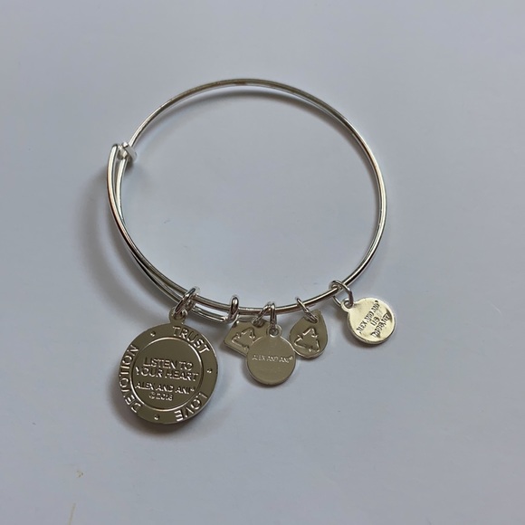Alex and Ani Listen to Your Heart  charm bracelet - Picture 2 of 2